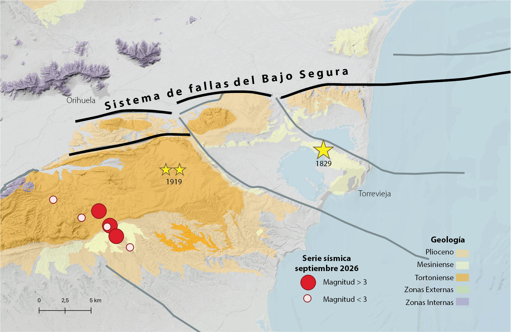 La Vega Baja vuelve a temblar: radiografía de la nueva serie sísmica